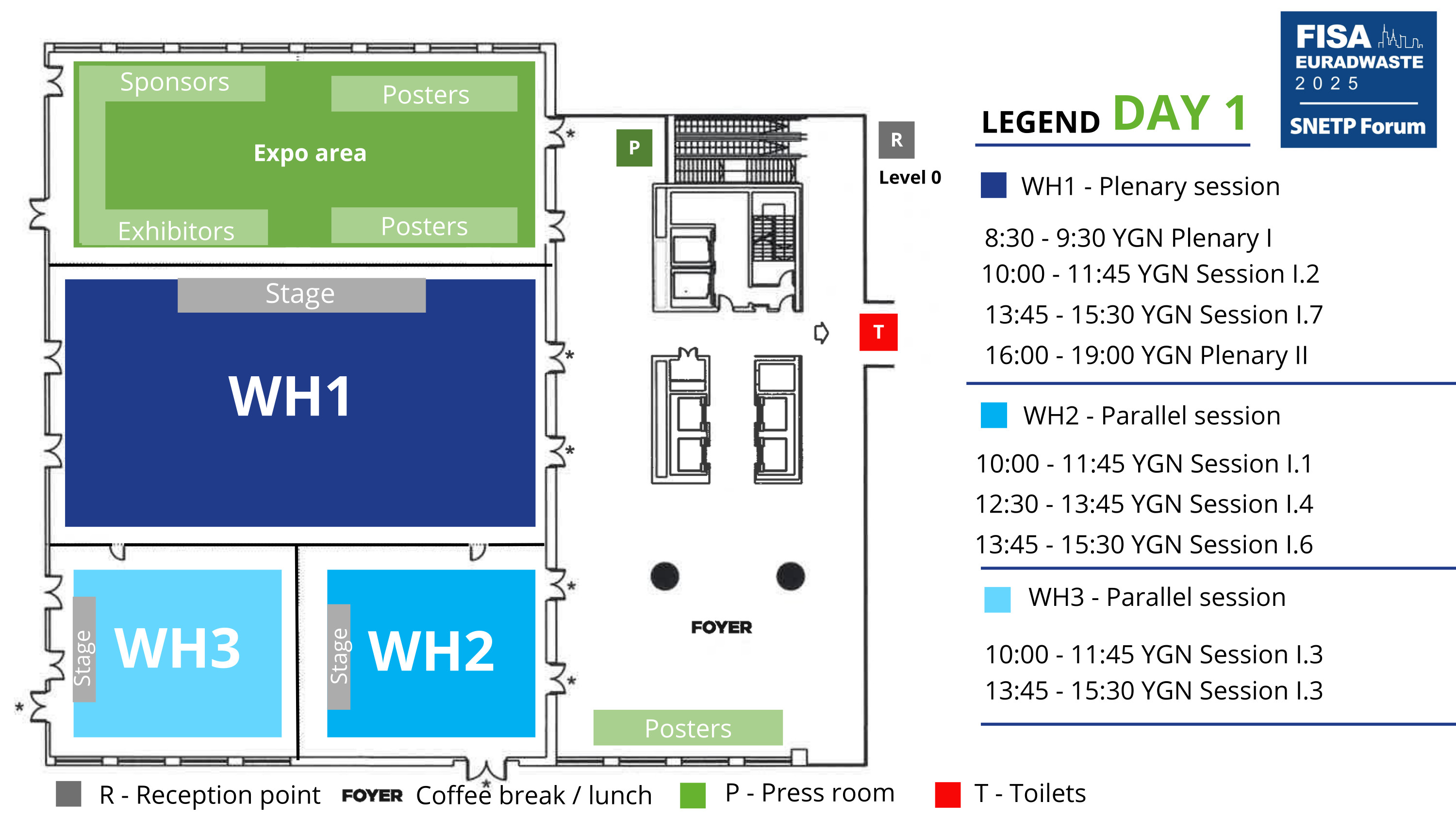 Venue Map - Day 1
