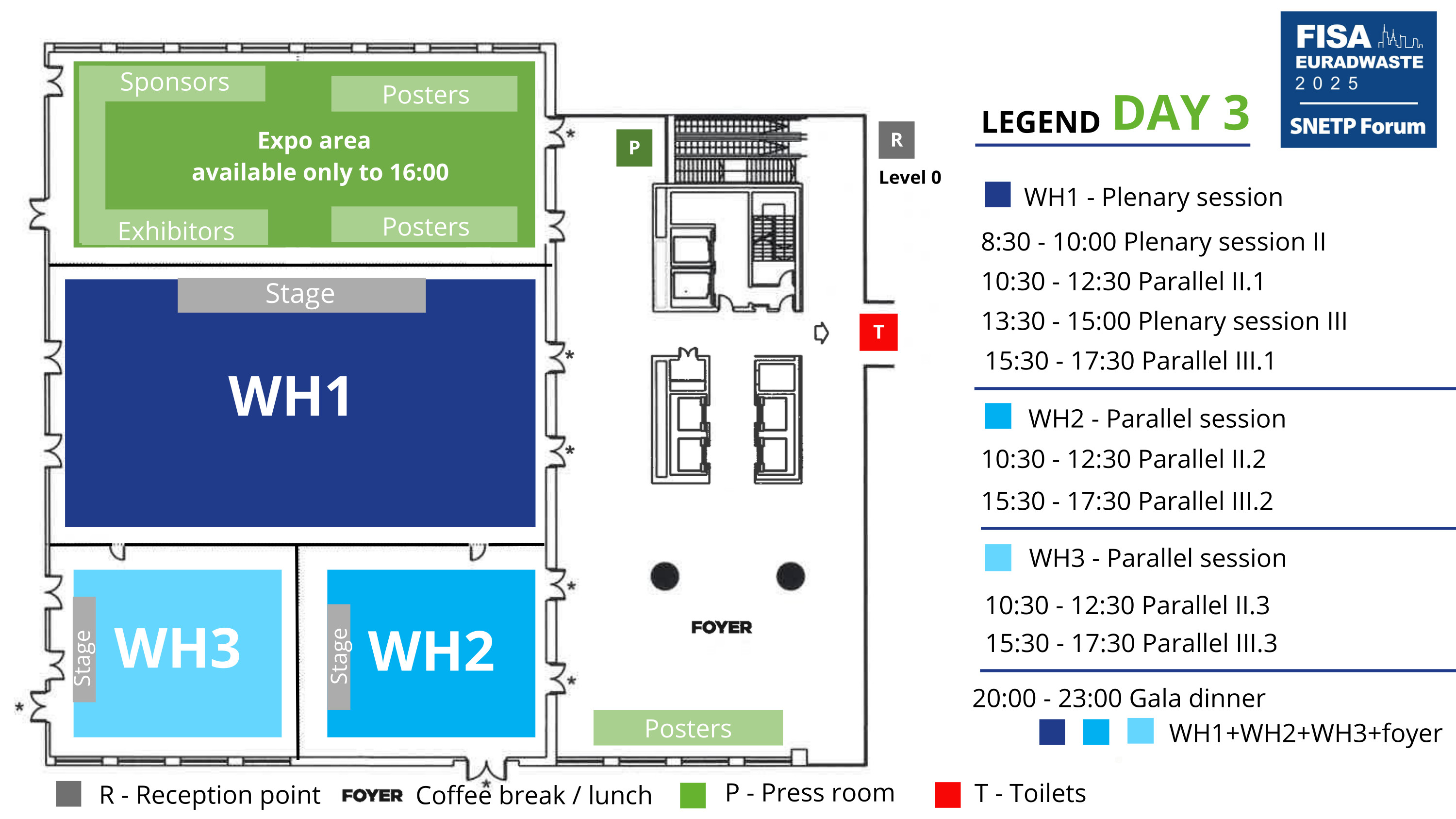 Venue Map - Day 3