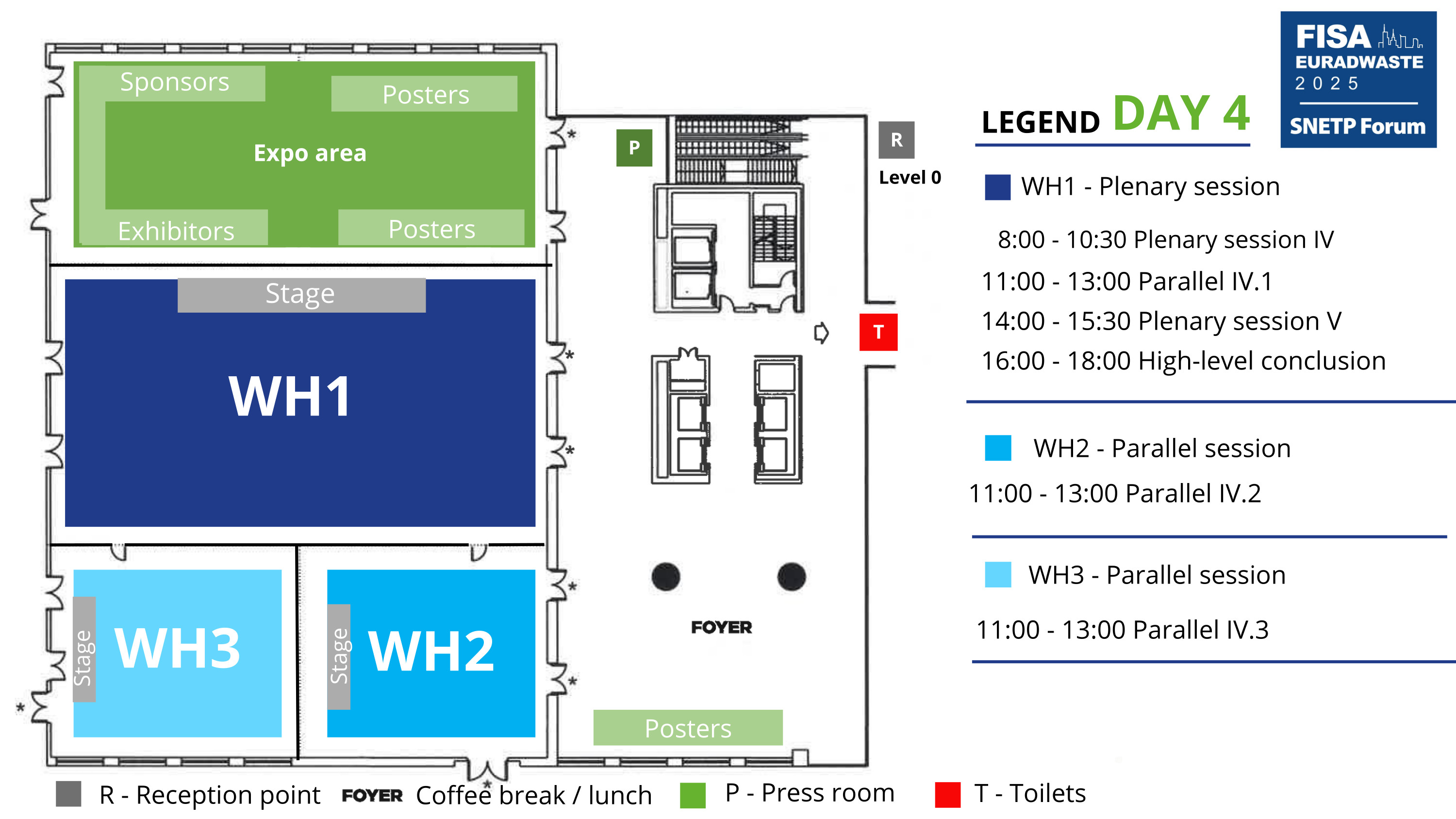 Venue Map - Day 4